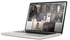 laptop computer mock up with empty blank white screen isolated on white background with clipping path, side view  modern computer technology concept