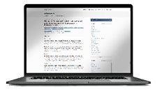 laptop computer mock up with empty blank white screen isolated on white background with clipping path, side view  modern computer technology concept