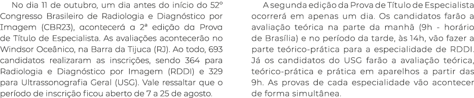 No dia 11 de outubro, um dia antes do início do 52  Congresso Brasileiro de Radiologia e Diagnóstico por Imagem (CBR2   