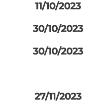 11 10 2023 30 10 2023 30 10 2023  27 11 2023