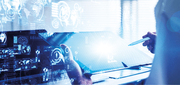 Abstract Cyber Technology Background