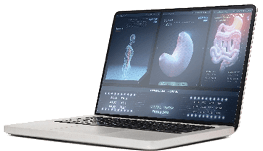 laptop computer mock up with empty blank white screen isolated on white background with clipping path, side view  modern computer technology concept