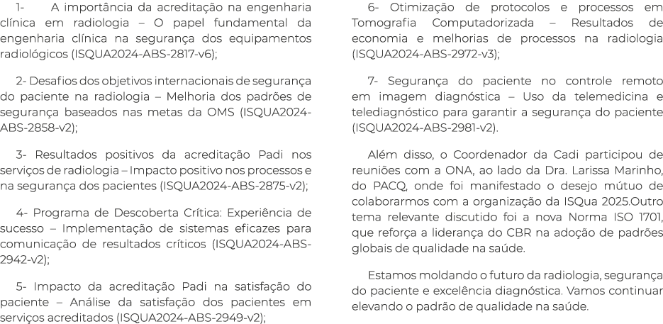 1 A import ncia da acredita o na engenharia cl nica em radiologia – O papel fundamental da engenharia cl nica na seg...