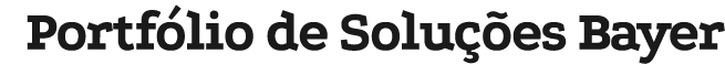 Portf lio de Solu es Bayer