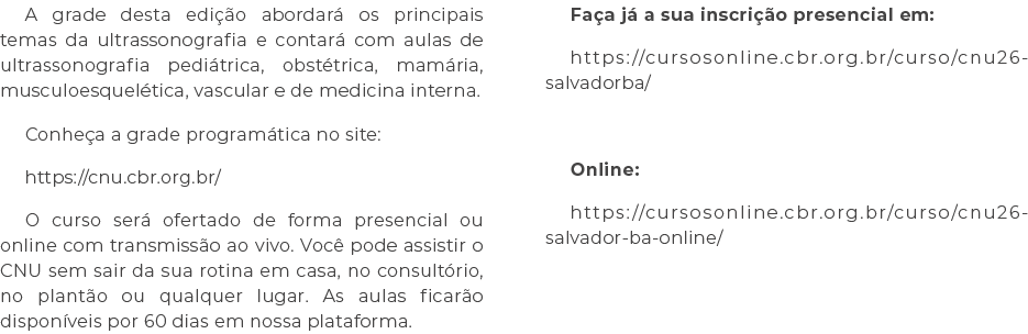 A grade desta edi o abordar  os principais temas da ultrassonografia e contar  com aulas de ultrassonografia pedi tr...